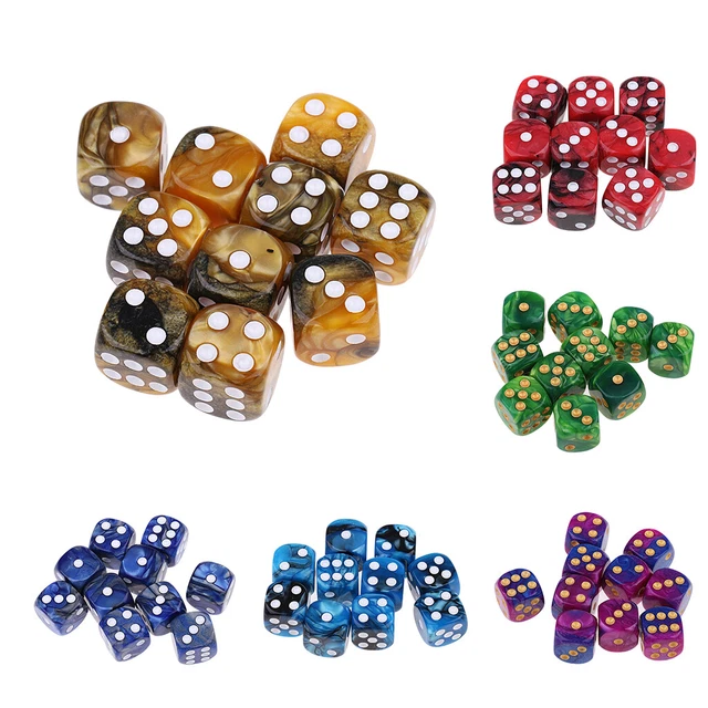 Lot de 40 Dés à jouer Jeux de Société Angles Arrondis , Jeu de dés 10 Lot de 40 Dés à jouer Jeux de Société Angles Arrondis , Jeu de dés 10