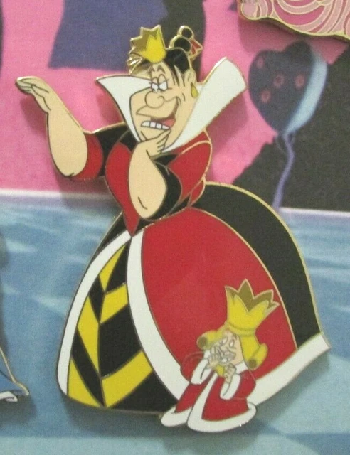 disney-alice-in-wonderland-queen-of-hearts-and-king-htf-rare-le-pin