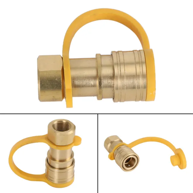 3/8 Inch Natural Gas Quick Connect Fittings Lp Gas Propane Hose Disconnect Kit