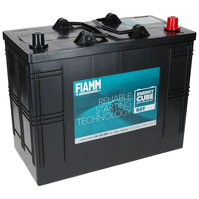 Batterie 12v 100ah SIGA LKW Batterie 125Ah 850A - NATO Block Starterbatterie Für Unimog & Bundeswehr Bundeswehr Fahrzeugbatterie