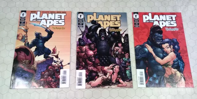 Planet of the Apes: The Human War #1 - 3, J. Scott Campbell, Dark Horse, 2001