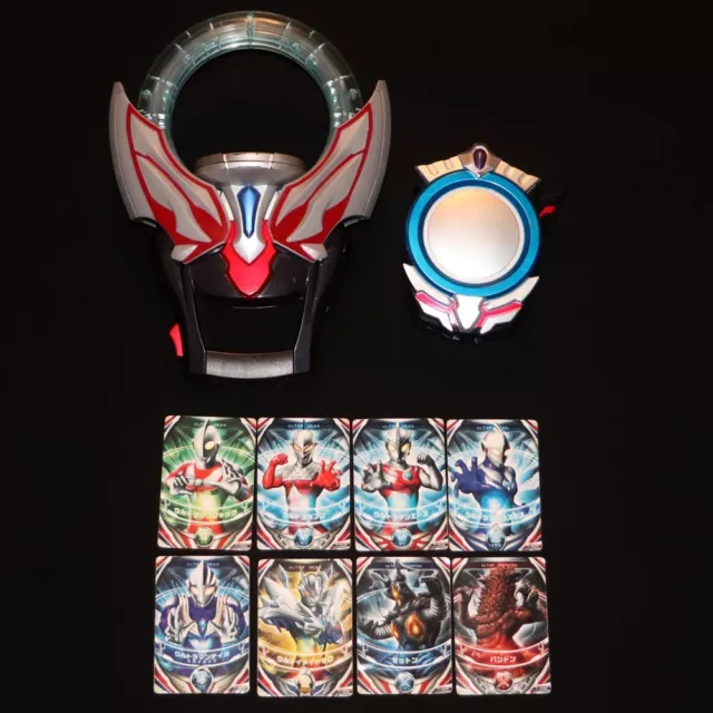 ULTRAMAN DX ORB Ring Morpher + Holder Case, 8p Ultra Cards Fusion Up BANDAI