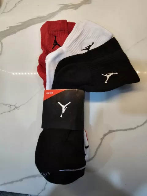 Nike Air Jordan 3 Pairs  Max Ankle Socks Men’s Size  7-12