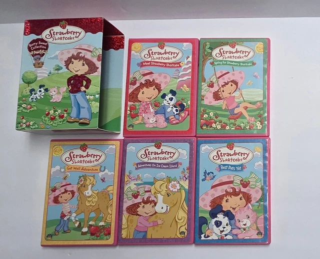 STRAWBERRY SHORTCAKE DVD Set 2005 Berry Sweet Collection 5-Disc Kids ...