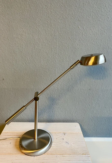 ZXLLAFT Tischlampe Mit Glaskugel & Metallfuß - Moderne Leselampe Für Wohnzimmer, Schlafzimmer & Büro, Schwarz