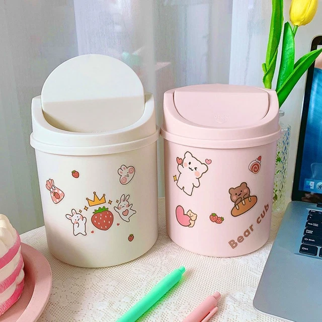 Desktop Dustbin Garbage Disposal Dustbin Basket Garbage Bin Waste Bin Trash Can