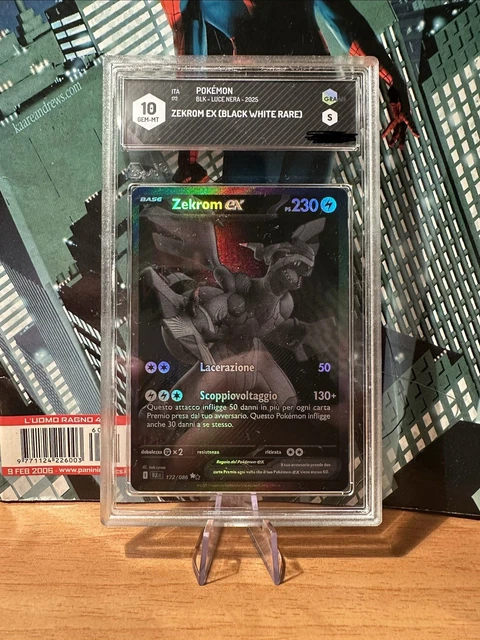 Zekrom Ex 034/086 - Coffret Ultraboost X Écarlate Et Violet 10.5 Foudre Noire - 10 Cartes Pokémon