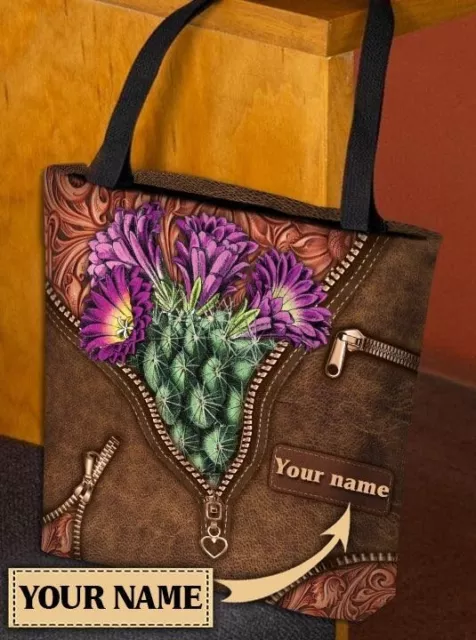 Cactus tote bag, love Cactus bag, Cactus lover gift, Cactus  handbag