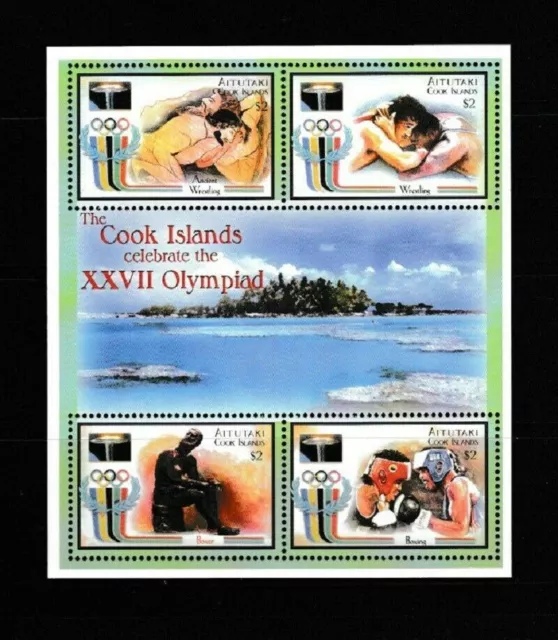 Aitutaki 2000 - Sydney 2000 Olympic Games - Complete Set - MNH