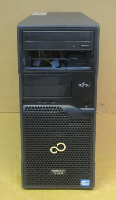 Fujitsu Primergy TX100 S3p Tower Server i3-3220 3,3 GHz 8GB RAM 500 GB Festplatte