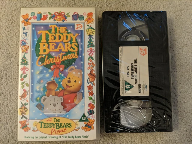 The Teddy Bears Christmas Picnic Kids Childrens Retro Vhs Pal Uk Video