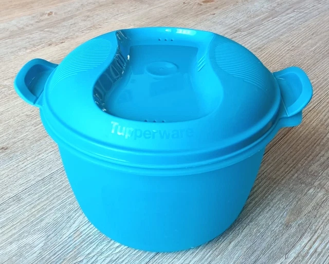 Cuiseur Riz Micro-ondes 2.3L Silicone - Cocotte Vapeur Sans BPA Facile à Nettoyer