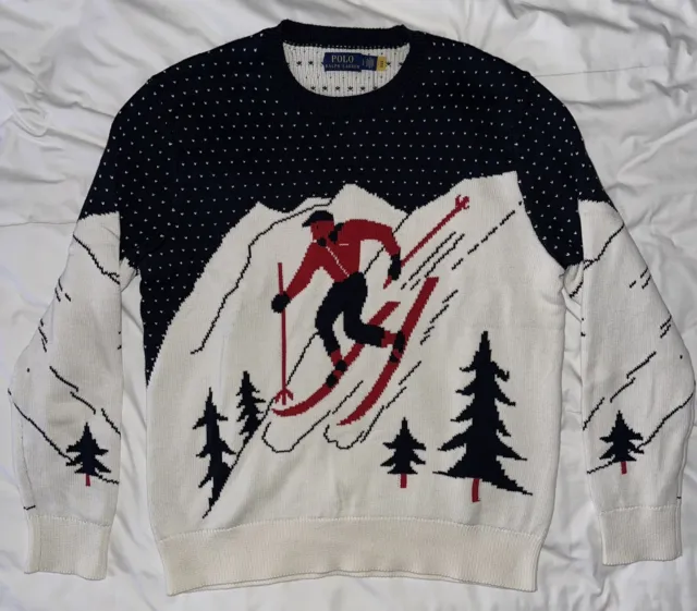 Polo Ralph Lauren Ski Knit Sweater Men’s Large Brand New NWT
