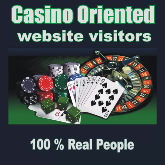 5,000 Real Visitors! CASINO TARGETED website traffic! 100% Adsense Safe!