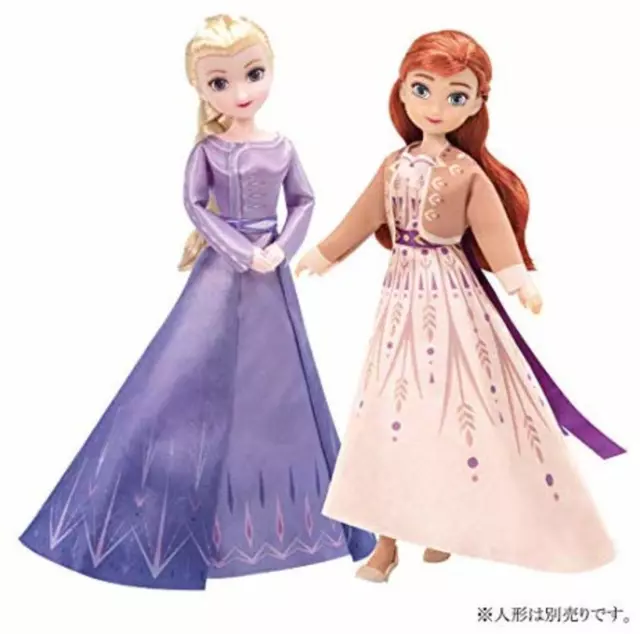 TAKARA TOMY Disney Precious Collection Frozen 2 Elsa Anna Doll Dress Set F/S NEW 2