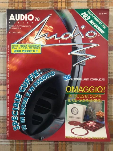 Audio Review N. 78 (Dicembre 1988) SPECIALE CUFFIE