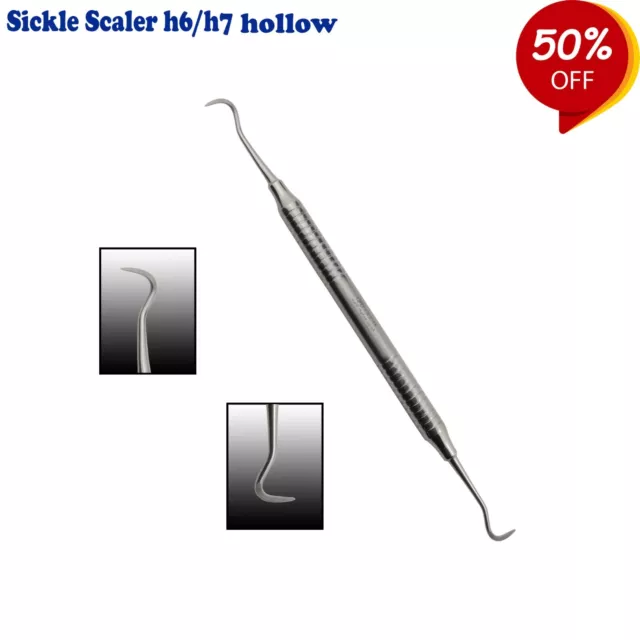 Pro Dental Diagnostic Sickle Scaler H6/H7 Hollow Dentistry Hygiene Care Tools