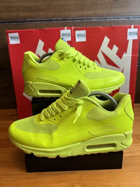 Nike Air Max 90 Hyperfuse Volt Green Independance Day UK10 Fantastic Condition