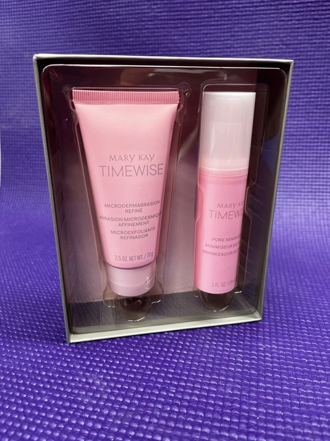 Nuevo Mary Kay TimeWise Microdermabrasión Plus Set - Refinador y Minimizador de Poros