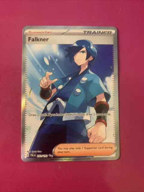 Falkner 251/193 Full Art NM/M Paldea Evolved Pokemon Card