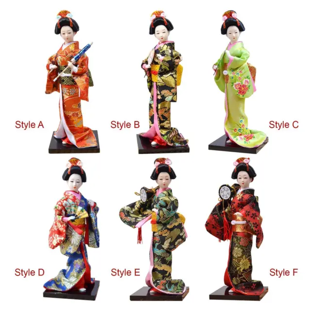 Bambola giapponese Geisha Kimono Bambola orientale Bambola da collezione fatta a