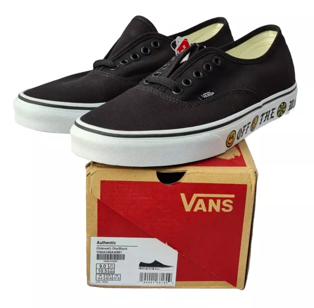 Vans Off The Wall Sidewall Authentic Canvas Lace Up Shoes VN0A348A40M UK 8 EU 42