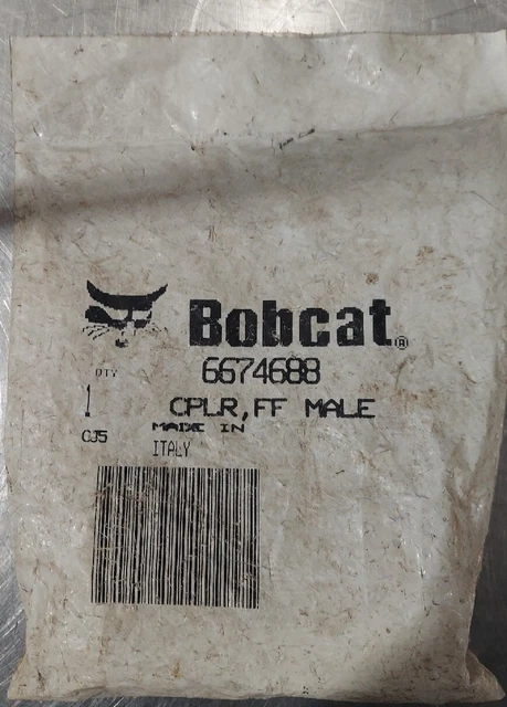 Genuine BOBCAT 6674688 FF Male Quick Coupler