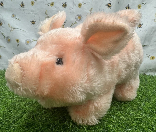 HAMLEYS MOVERS Shakers Pudgey Pig Toy Walks Oinks Mouth Wags Tail Plush Rare 19.99 PicClick UK