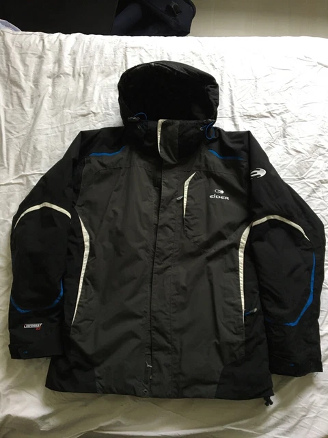 Coupe Vent Blouson Ski Eider Homme VESTE DE SKI Noir Eider (L