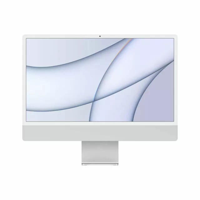 "Apple iMac 24"" (512 GB SSD, Apple M1, 3,20 GHz, 8 GB, GPU 8 core) argento -...