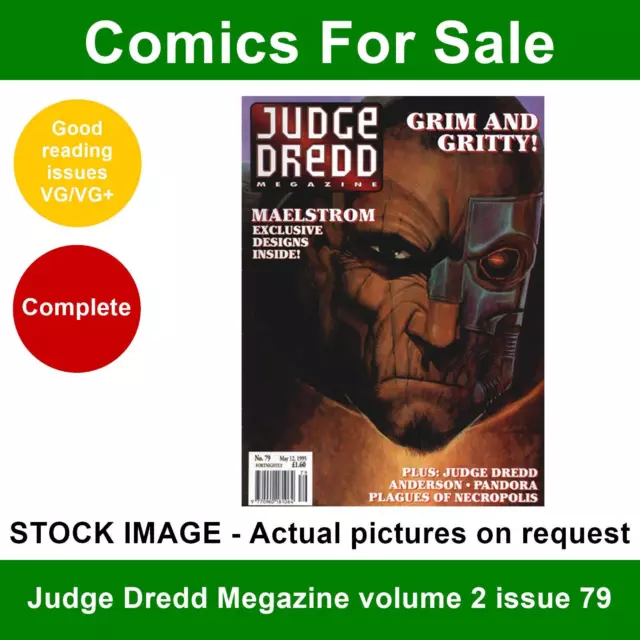 Judge Dredd Megazine volume 2 issue 79 comic - VG/VG+ - 12 May 1995