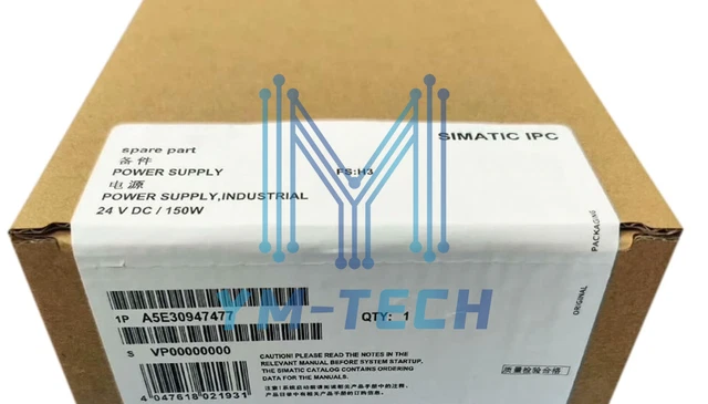 New in Box Siemens A5E3097477-H3 Power Supply Modular New in Box Siemens A5E3097477-H3 Power Supply Modular