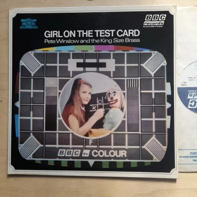 Pete Winslow and the King Size Brass Girl On the Test Card LP vinyl UK BBC 1973
