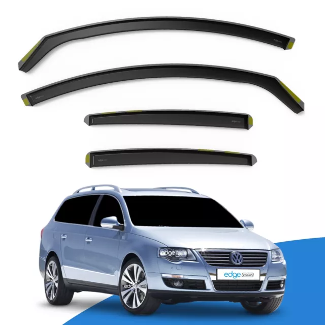 VW Passat B6/B7 2005-2014 5 Door Estate Wind Deflectors 4pc Edgevisors Tinted