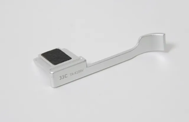 JJC TA-X100V Silver Thumbs Up Grip for Fujifilm X100V, X100F, X-E3 and X-E4