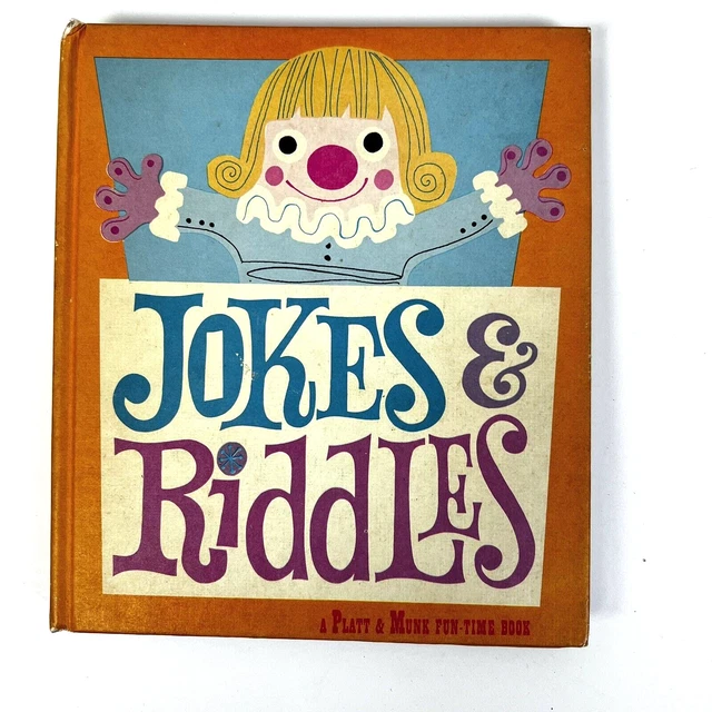 Jokes and riddles vintage 1959 children s book humor mcm funny read a