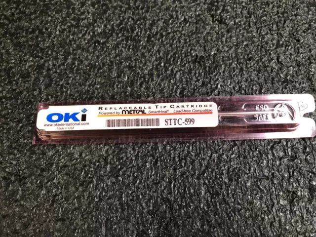 OKI METCAL Chisel 30˚ Bent STTC-599 Lead Free Replacement Tip Cartridge