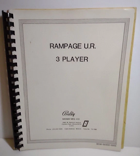 Manuals & Guides, Arcade Gaming, Arcade, Jukeboxes & Pinball