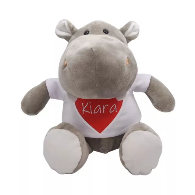 Hippo Toy Teddy Bear PERSONALISED Children's Kids Baby Gift Idea Soft Plush Toys