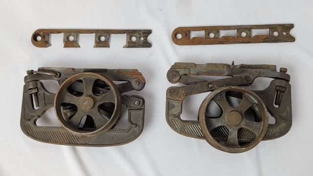 Rare Ives Barn Parlor Pocket Door Roller - Collectible Antique Replacement Pair