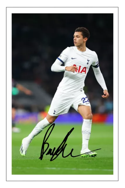 BRENNAN JOHNSON Signed Autograph 6x4 PHOTO Gift Signature Print TOTTENHAM