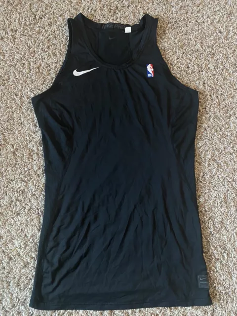 NWT Nike Pro NBA Team Player Issue Breathe Training Tank Top Black