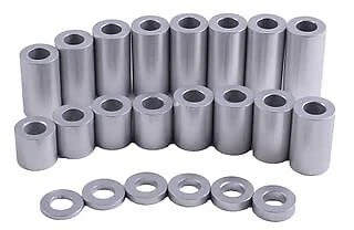 Aluminum Spacer 3/4" OD x 3/8" ID, Plain Finish, 1" Length
