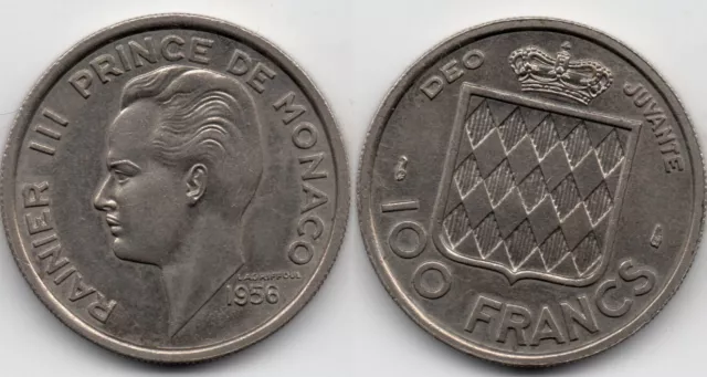 Monaco 100 Francs 1956