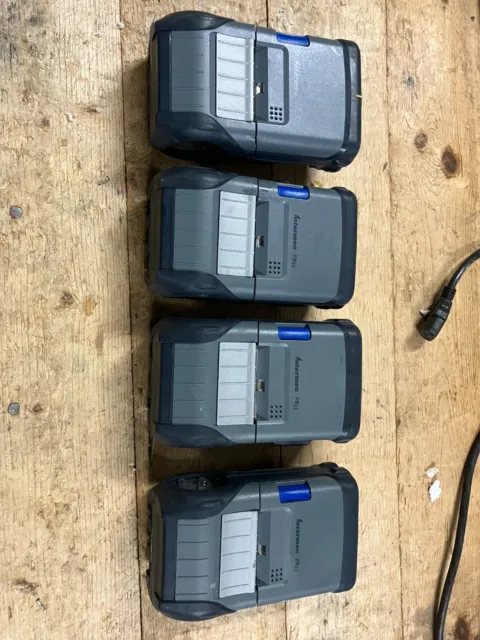 Lot of 4 Intermec PB22 portable Thermal label printers