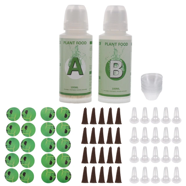 Kit Idroponica 151 Pezzi - Spugne, Cestini, Etichette Per Coltivazione Indoor - Foto 8
