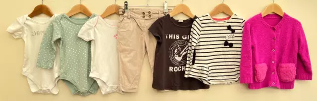 Baby Girls Bundle Of Clothing Age 12-18 Months Zara H&M Tu