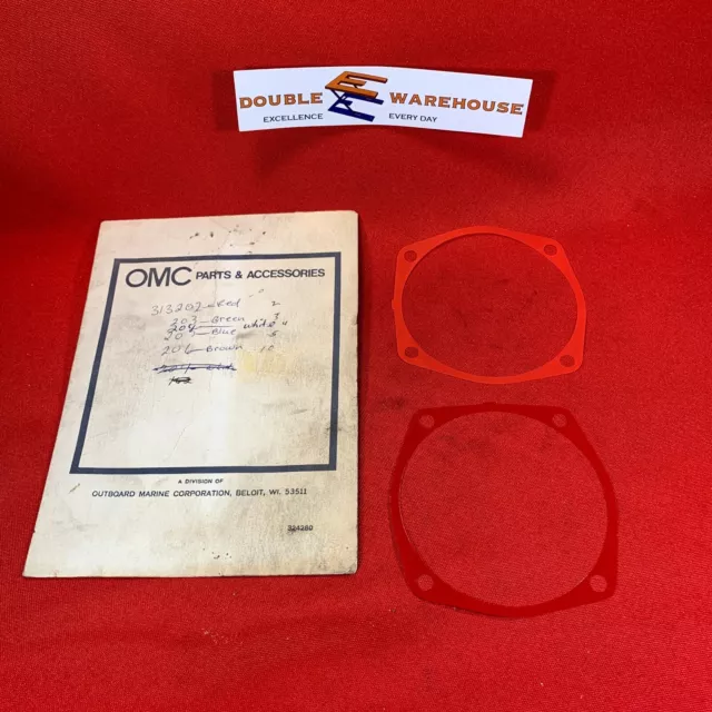 NOS OEM OMC 313202 Shim LOT OF TWO (2) Evinrude Johnson