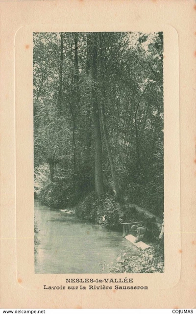 95 - NESLES LA VALLEE - S05493 - Lavoir sur la Rivi�re Sausseron - Lavandi�re L1