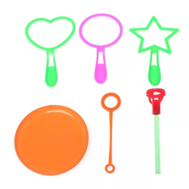 Nuovo set 6 pz strumenti sapone per bolle giocattolo bastoncini per bolle giocattolo giocattolo giocattolo giocattolo per bambini giocattolo